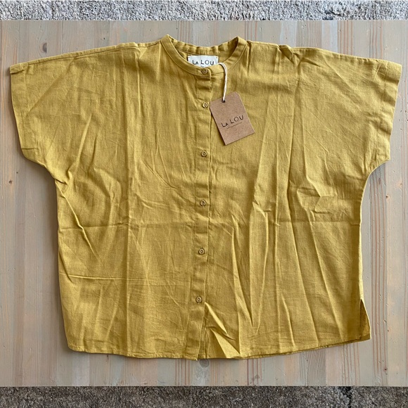 NWT Kalalou Short Sleeve Top One Size OSFM - Picture 5 of 9